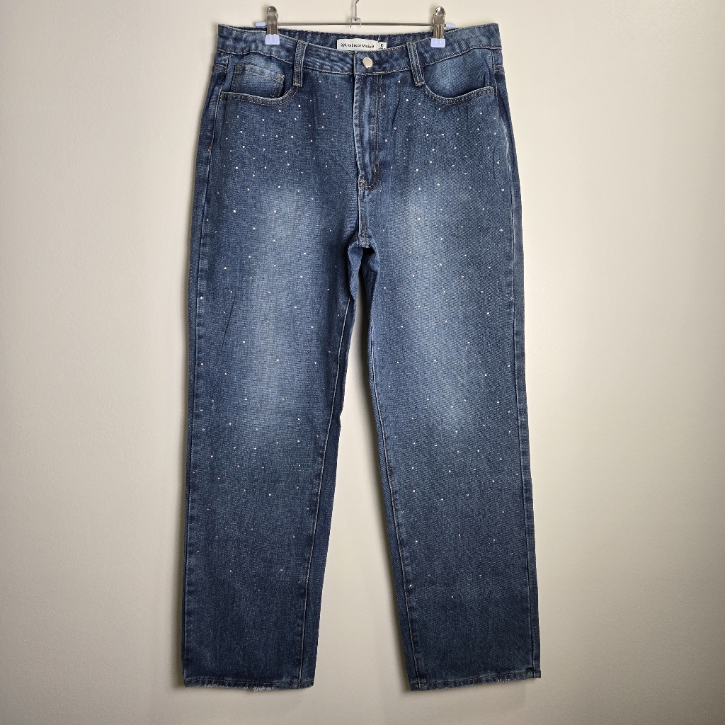 Rabecca Minkoff Gemstone High-Rise Denim Jean 10